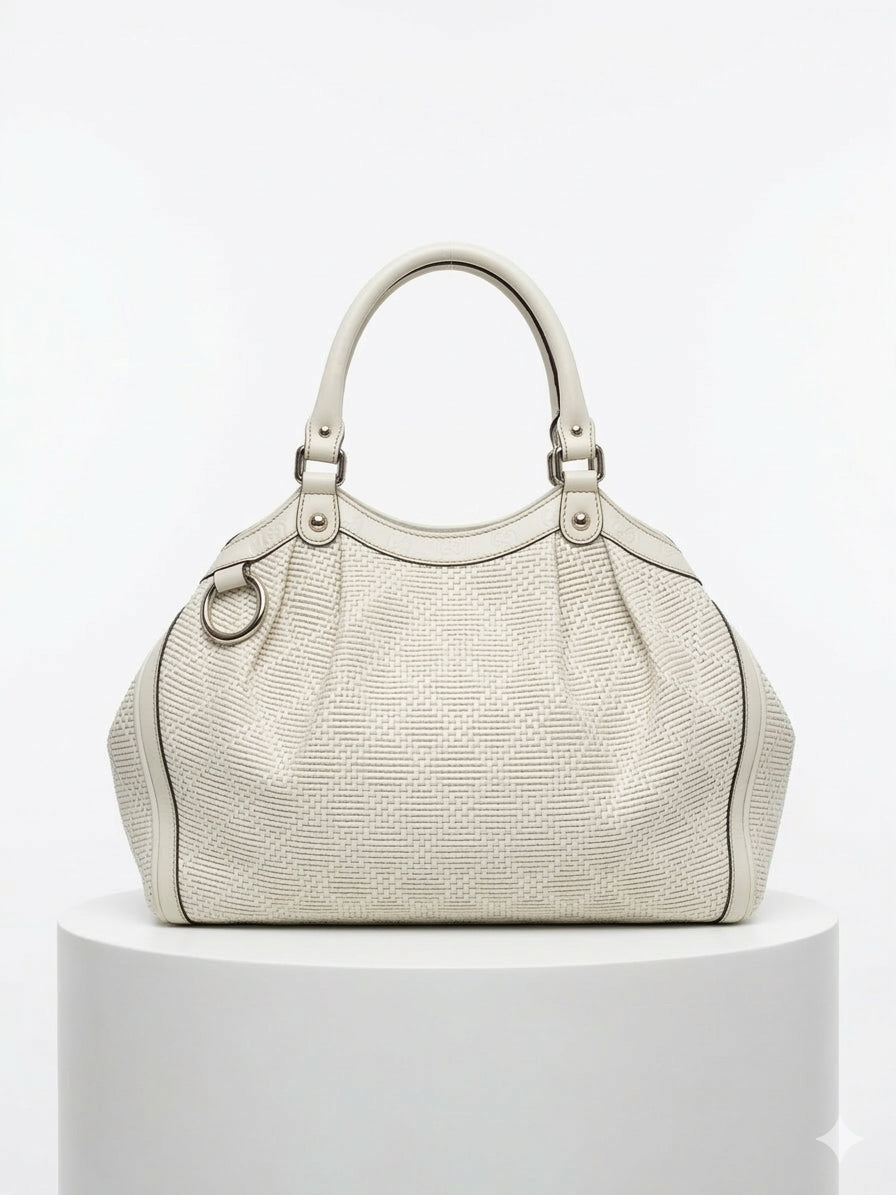 Gucci White Tote – The Curated Closet - Boca Raton, Florida