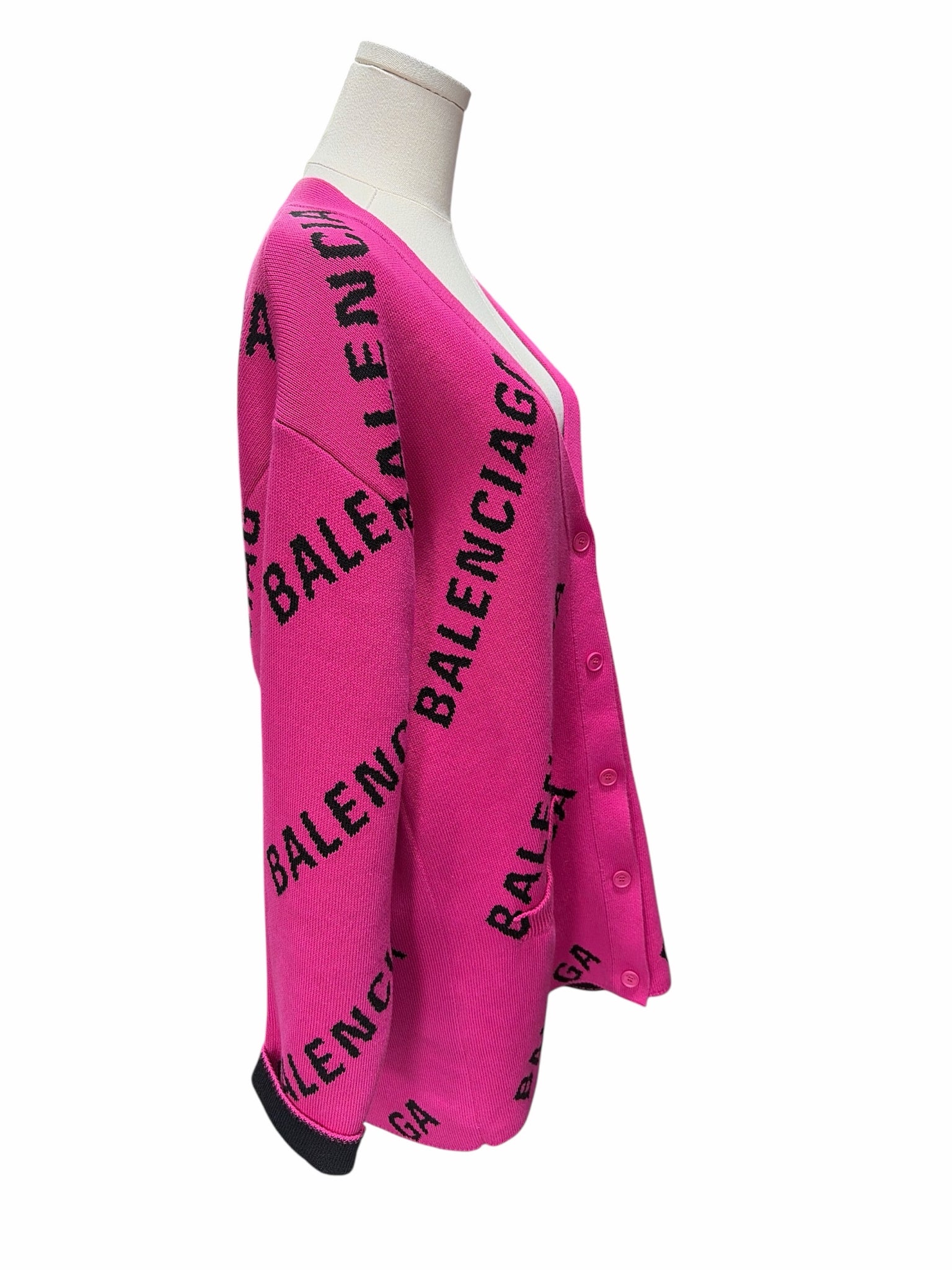 Balenciaga Pink Standard Sizes XS Cardigan – The Curated Closet