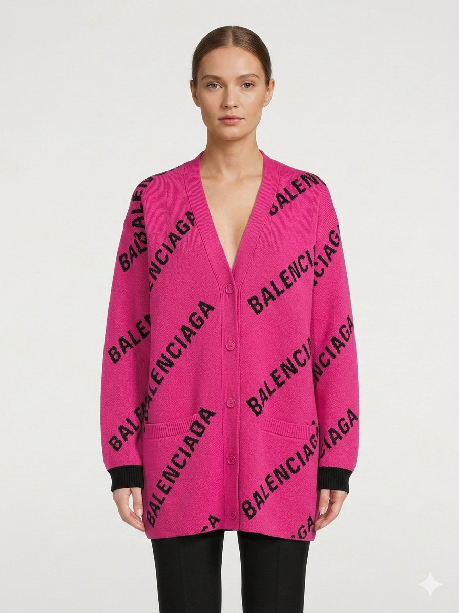 Balenciaga Pink Standard Sizes XS Cardigan – The Curated Closet