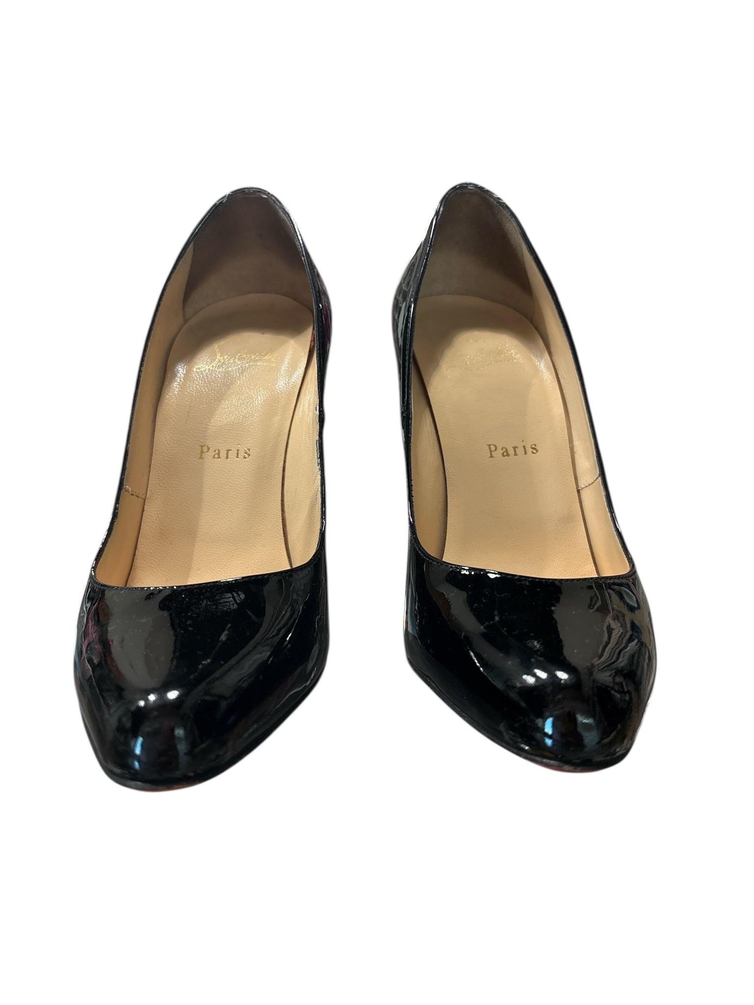 最お値下げ　Christian Louboutin フラットシューズ 黒　38 Christian Louboutin Black Shoe Size 38 Pumps – The Curated Closet